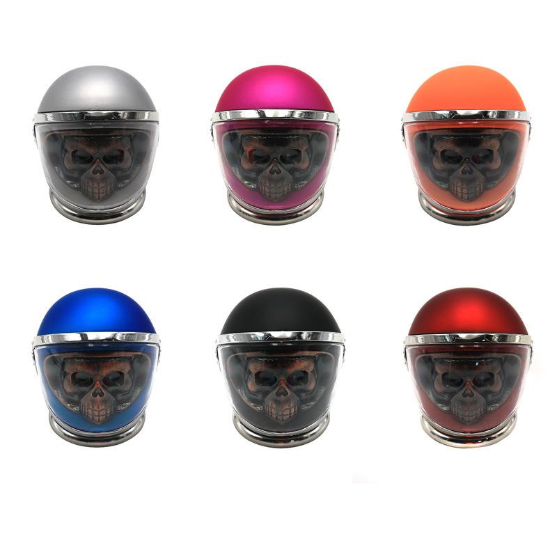 80MM Four-Layer Astronaut Skull Zinc Alloy Grinder