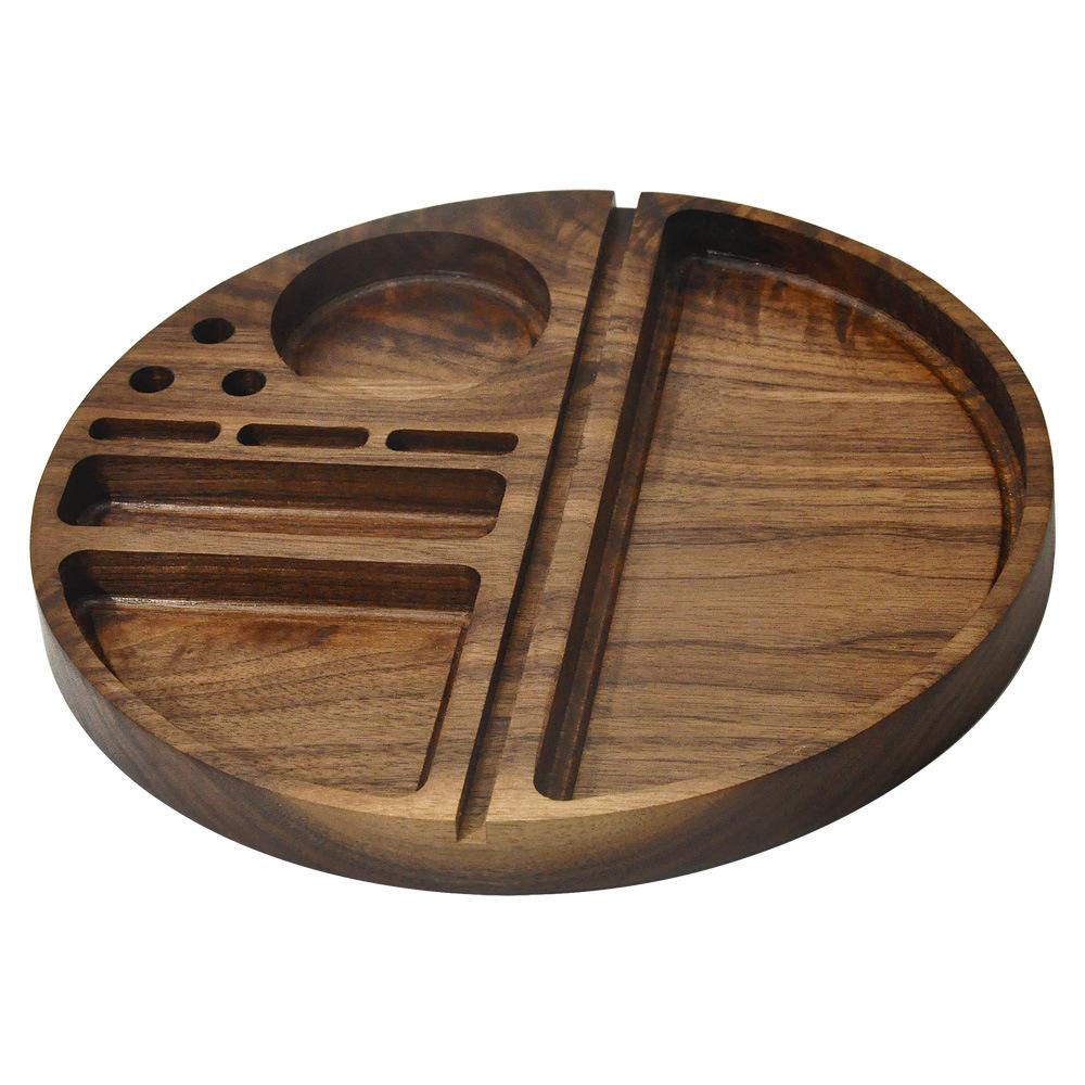 Walnut Solid Wood Cigarette Rolling Tray