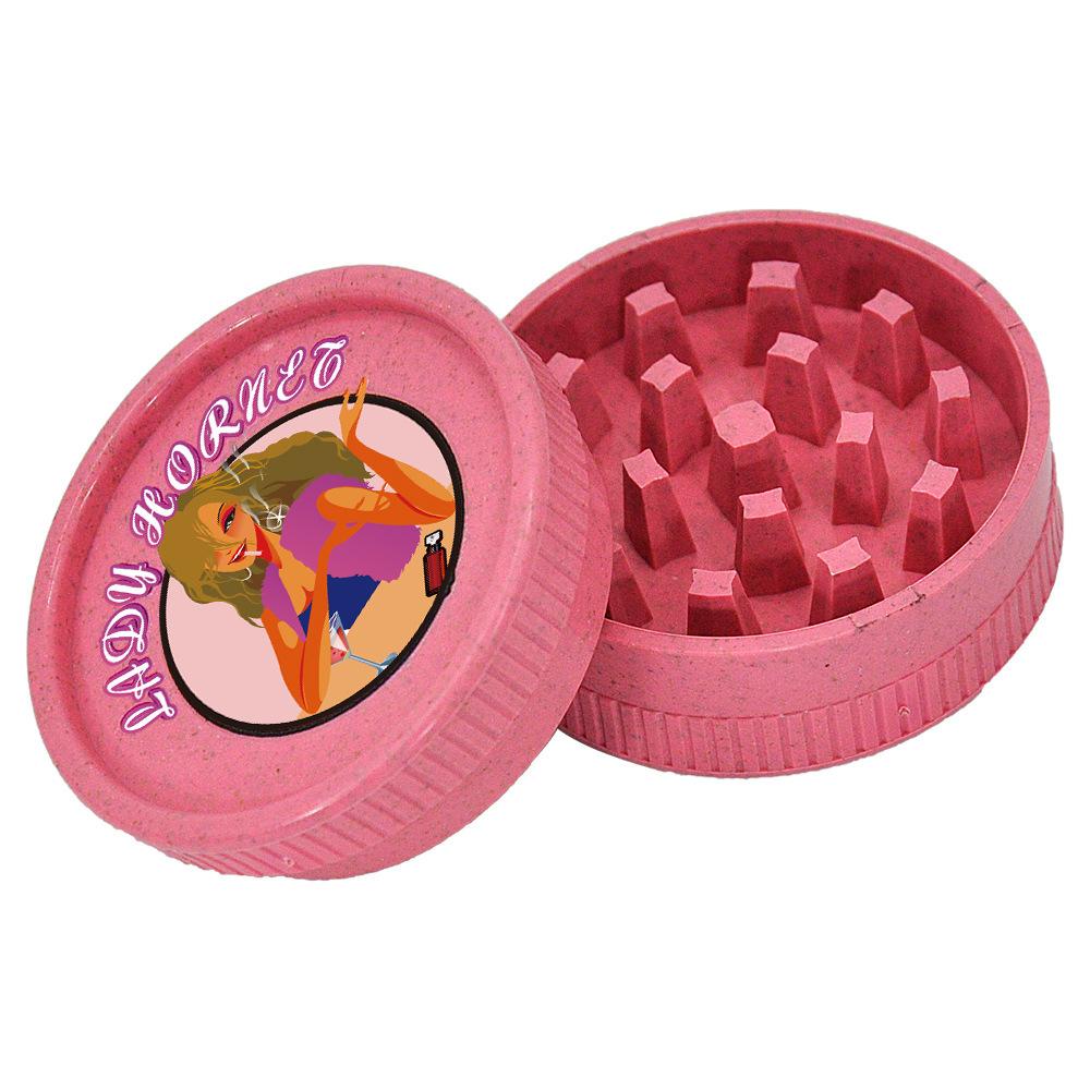 56MM Two-Layer Biodegradable Plastic Weed Grinder