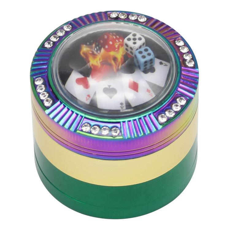 Gamble Zinc Alloy Splicing Weed Grinder 4 Layer