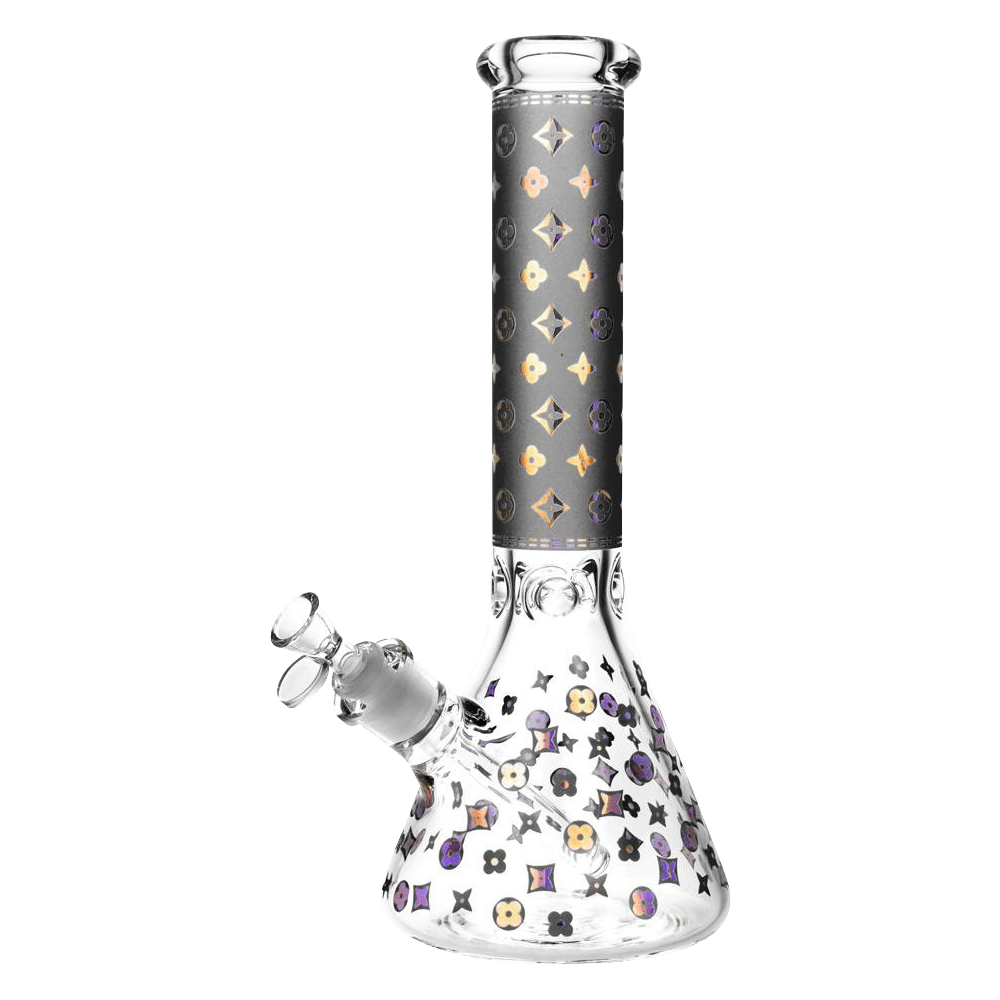 Designer Floral Diamond Print Bong