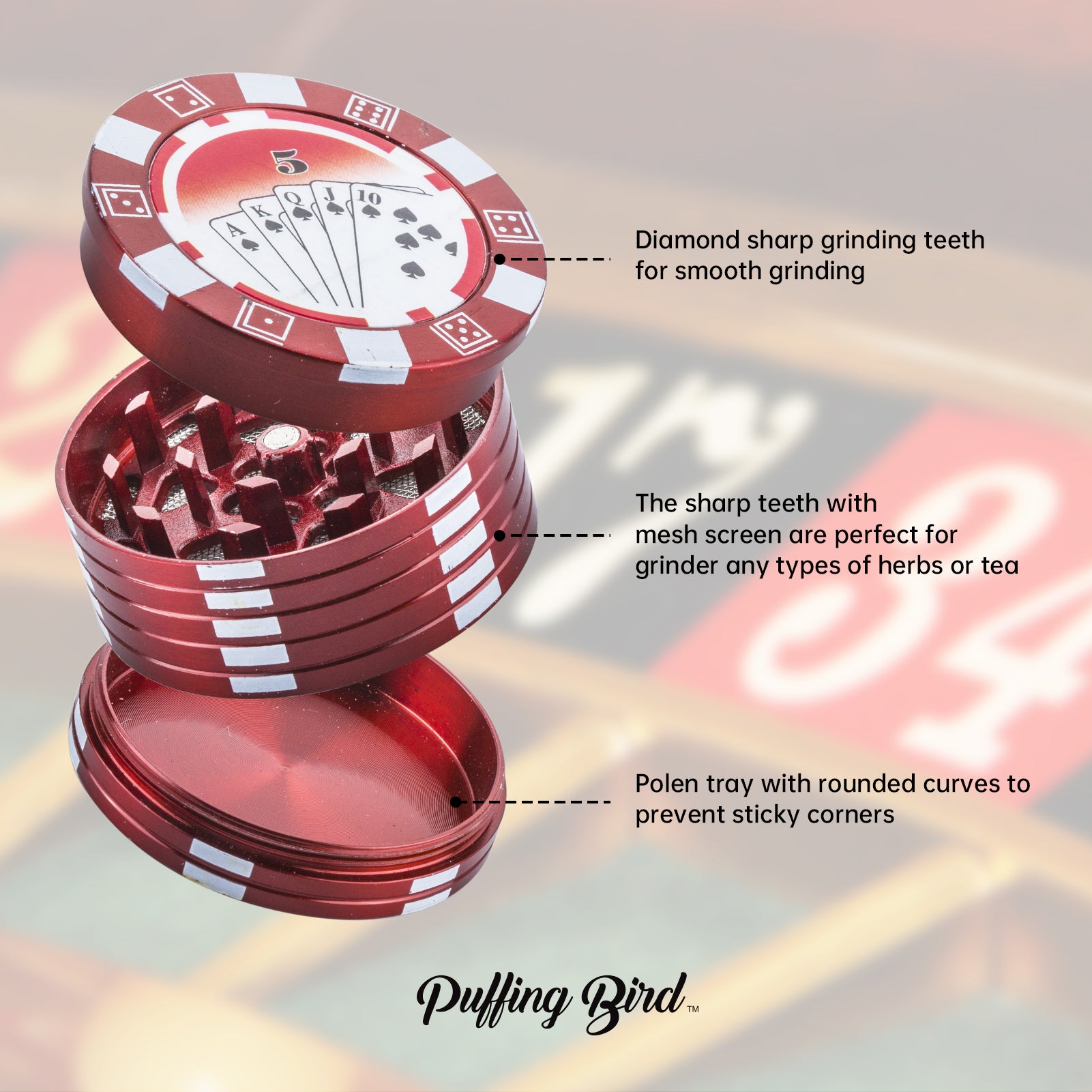 PUFFING BIRD Wooden Stash Box with Lock and key-Organiz Your Accessories