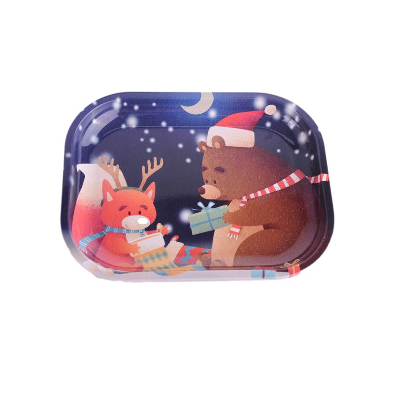 Tinplate Cute Cigarette Rolling Tray