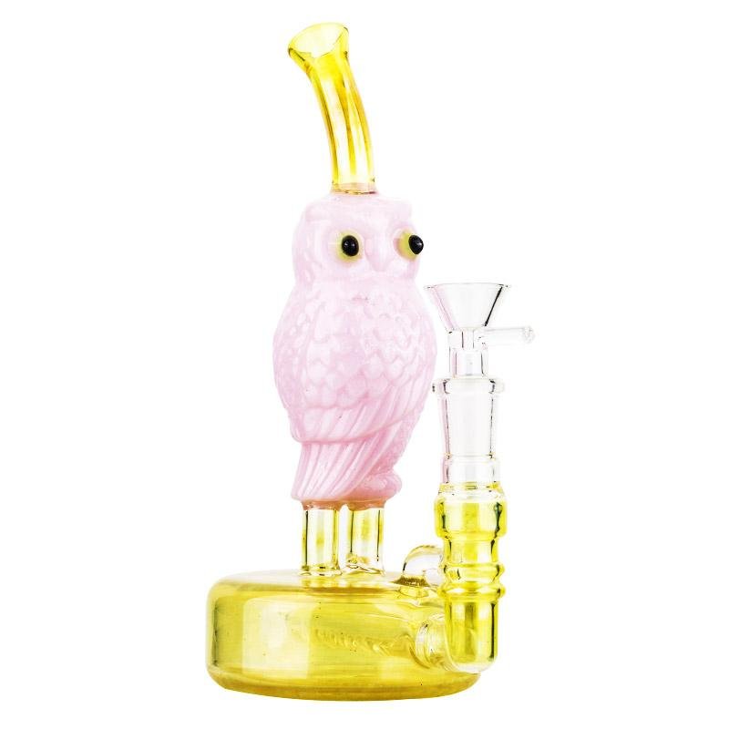 Pink Owl Theme Bong Enail Bundle