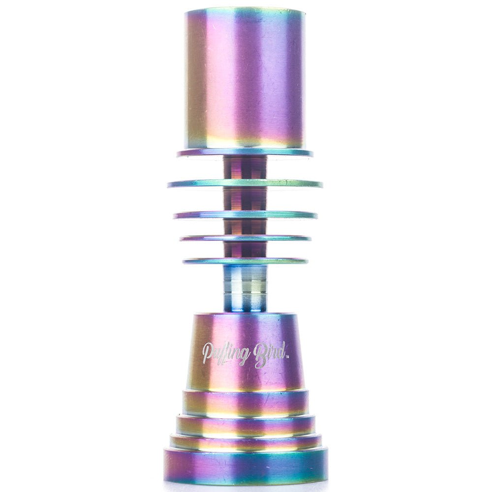 14mm Female Rainbow Titanium Nail For 20mm Enail Heating Coil