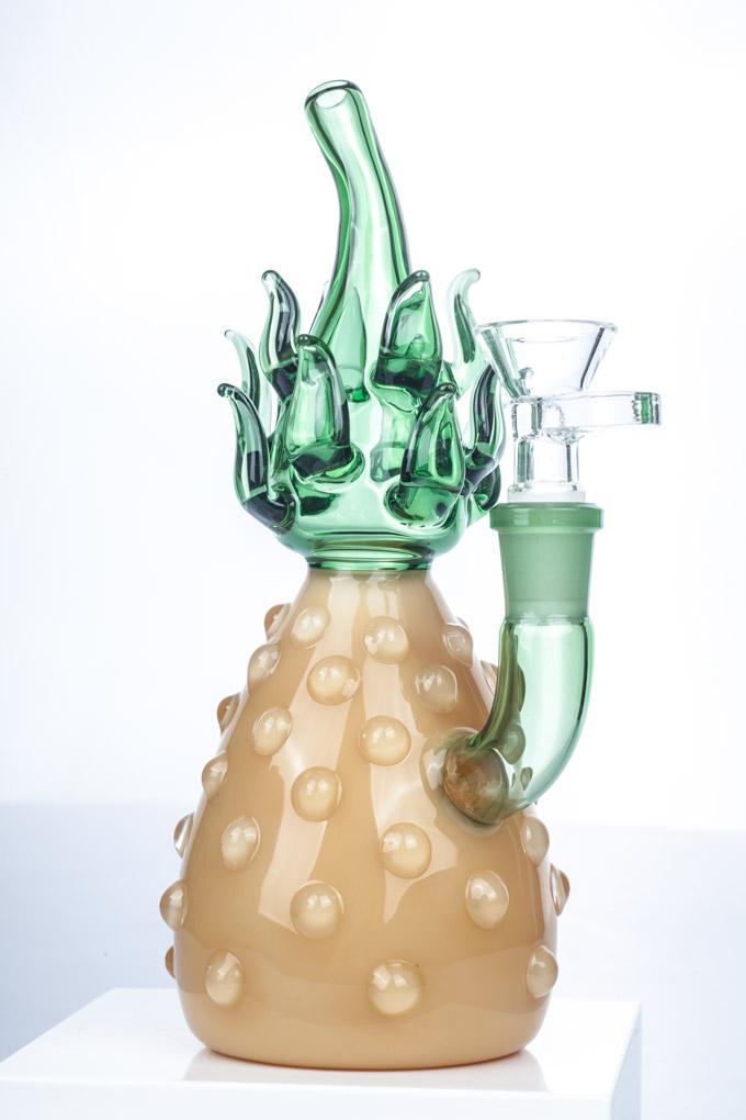 Enail Dab Kit W/ Heady Glass Pineapple Theme Bong Bundle