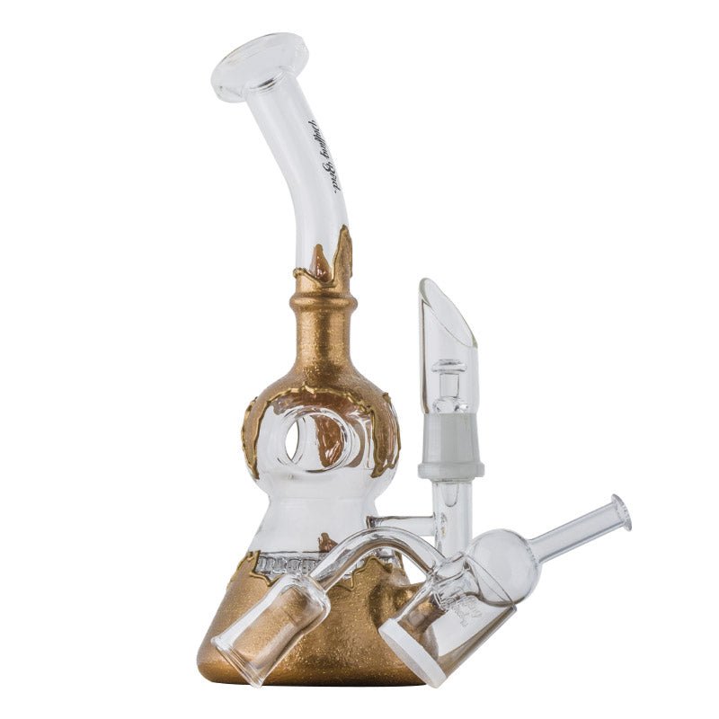 Paint Coated Dab Rig Set w/ Quartz Banger and Carb Cap