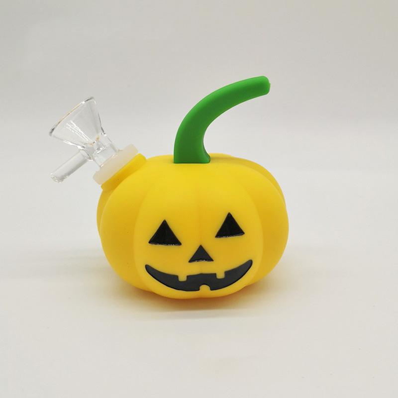 Pumpkin Silicone Novelty Dab Rig