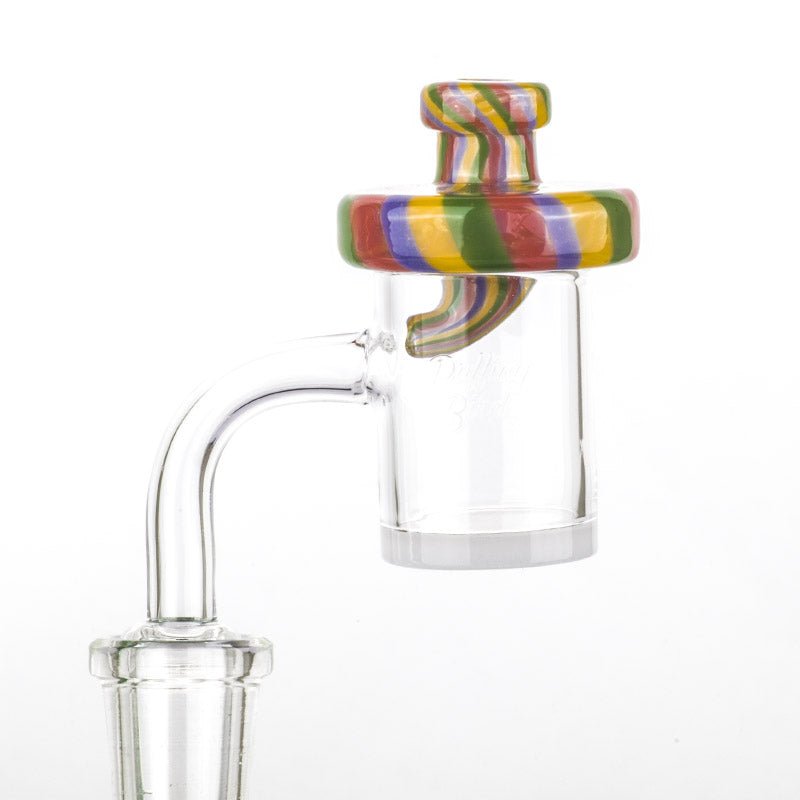 Colorful Disc Glass Carb Cap