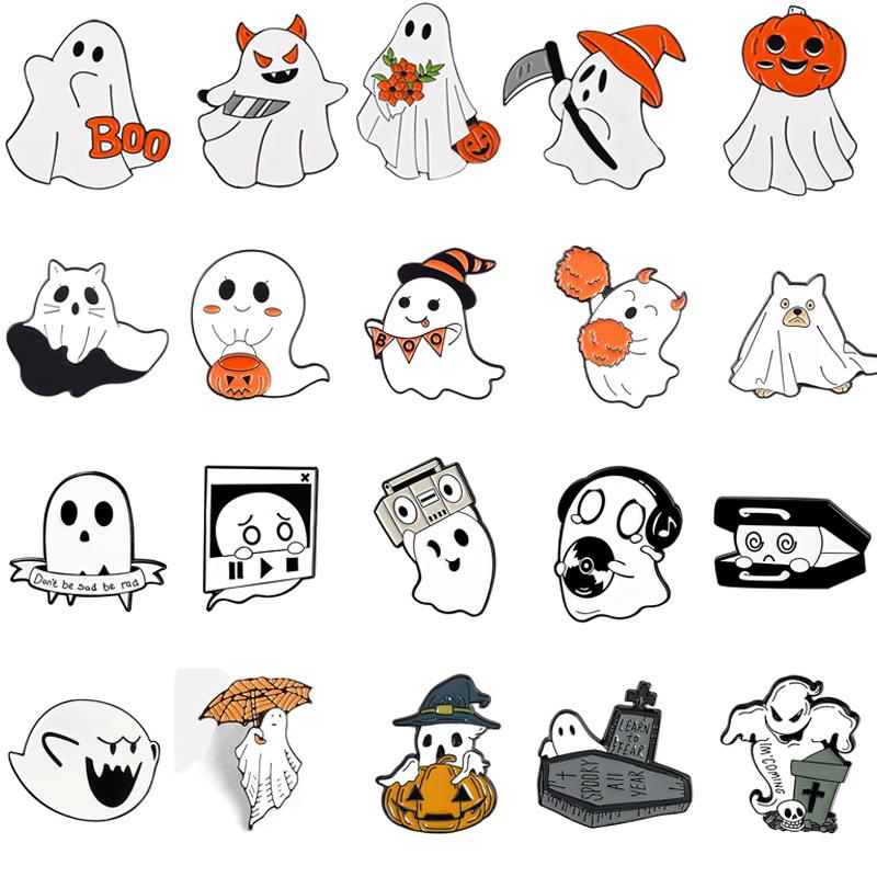 Halloween Ghost Enamel Pin