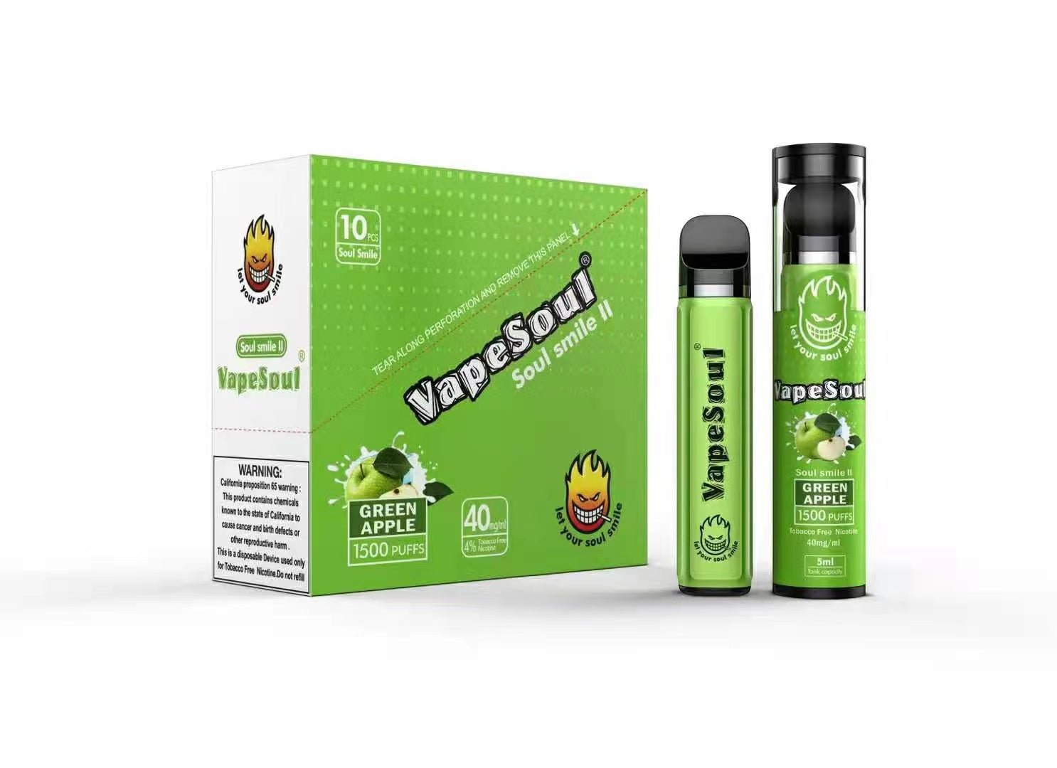 Vape Soul Smile II Vape Pen 1500 Puffs