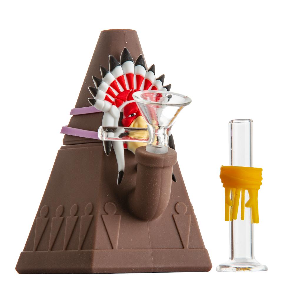 Indian Tepee Silicone Dab Rig