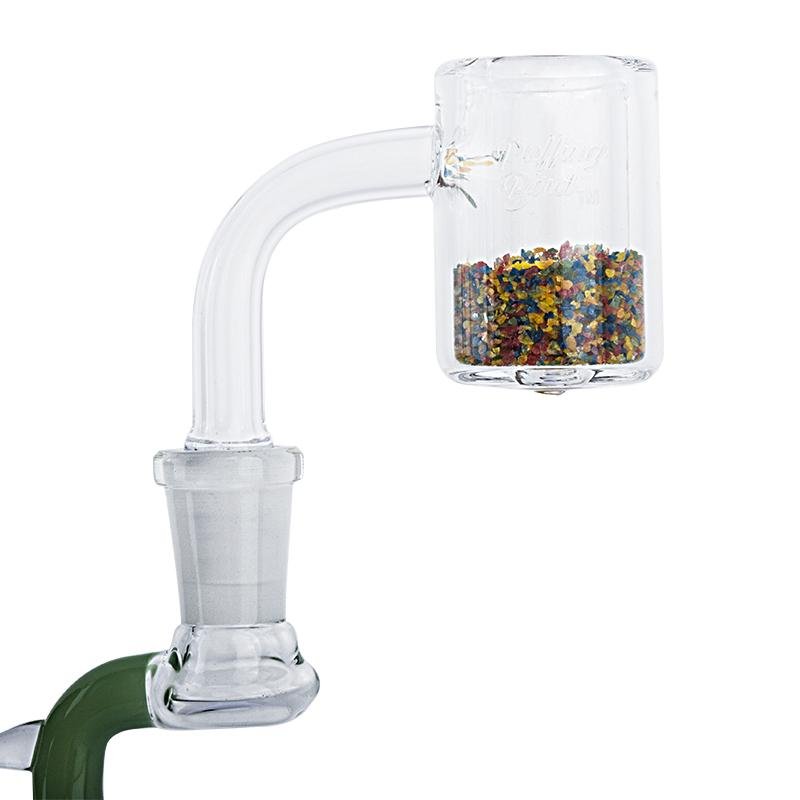 Thermochromic Quartz Banger w/ Disc Carb Cap Set