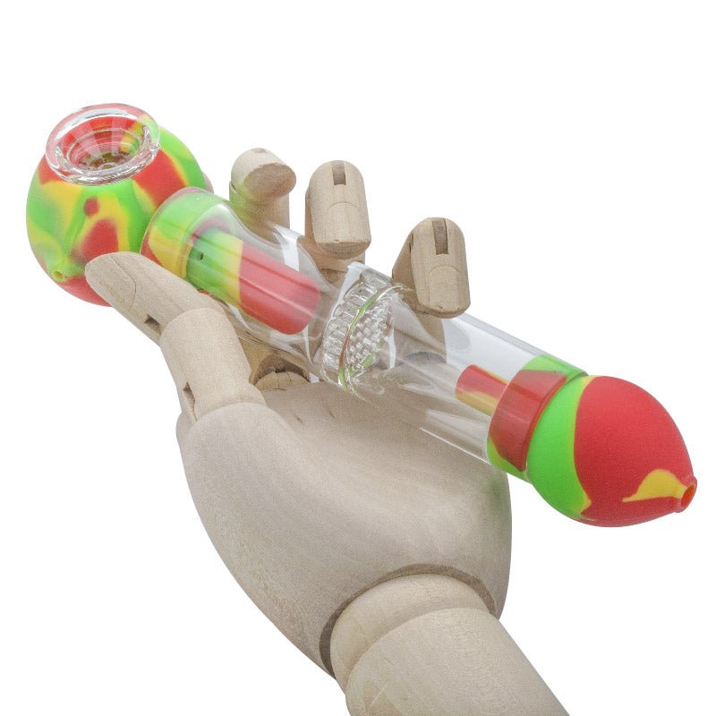 Silicone Honeycomb Perc Pipe (Random Color)