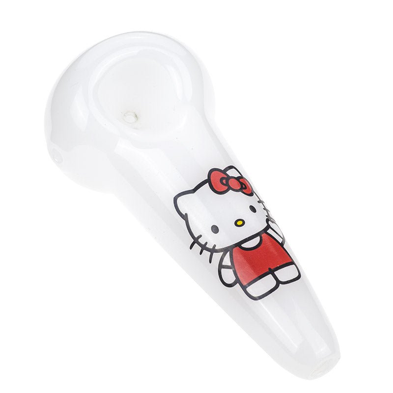 Hello Kitty White Glass Pipe