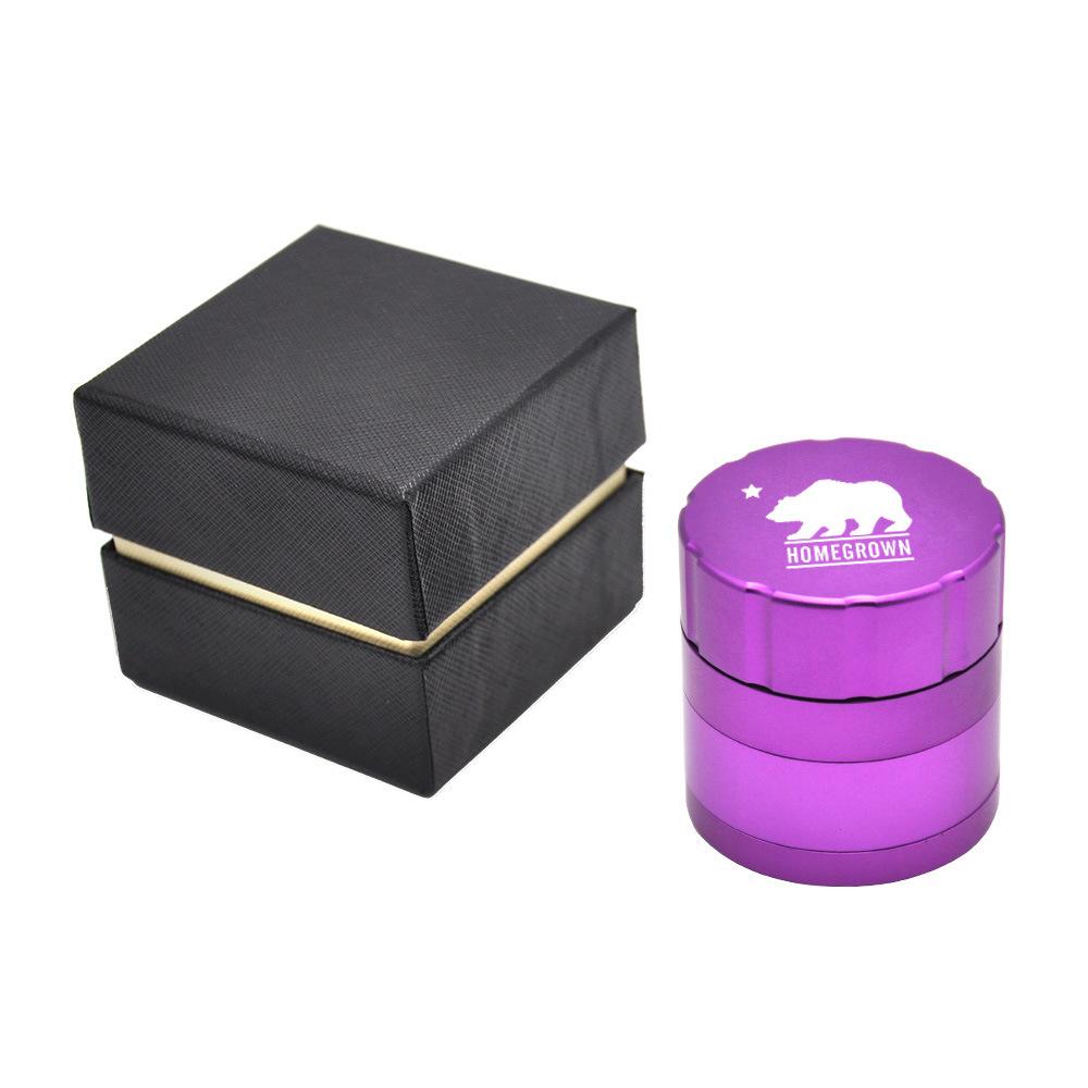 Polar Bear Aluminum Alloy Herb Grinder 4 Layer