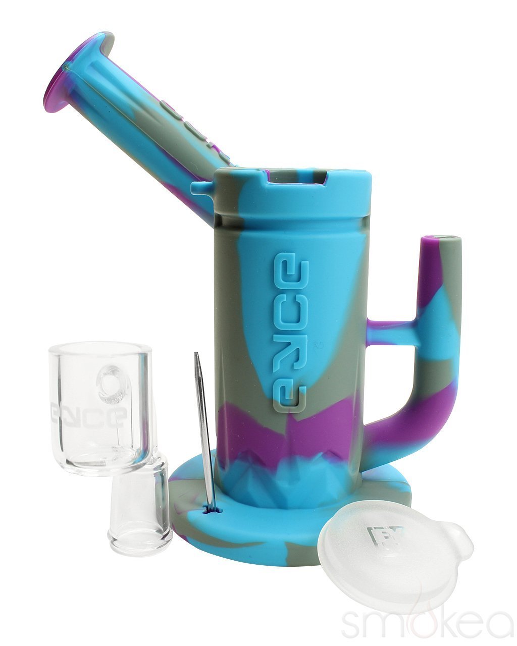 Eyce Silicone Sidecar Rig w/ Honeycomb Perc