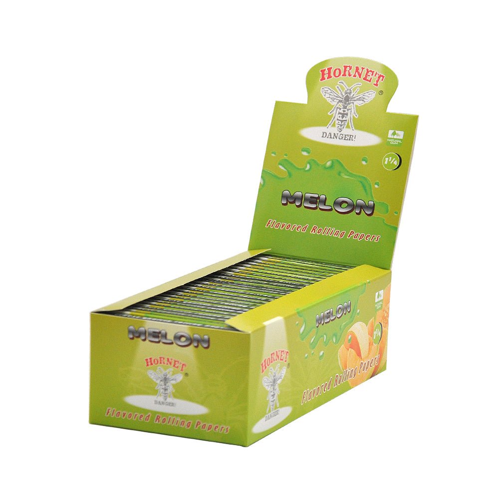 Hornet Melon Flavored Rolling Paper Box of 50 Booklets/2500 sheets