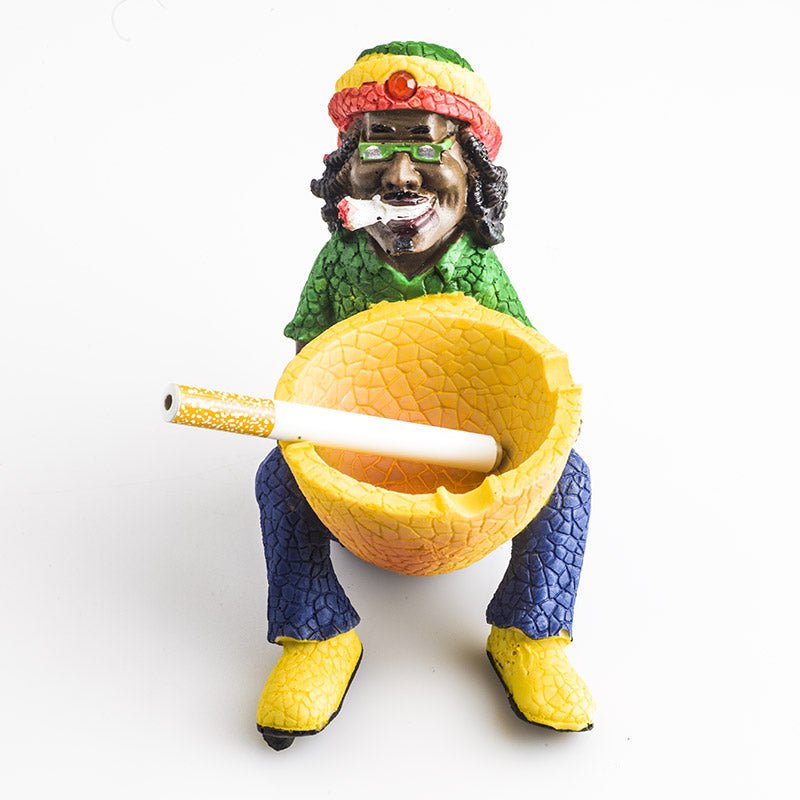 Bob Marley Jamaican Resin Ashtray - PuffingBird