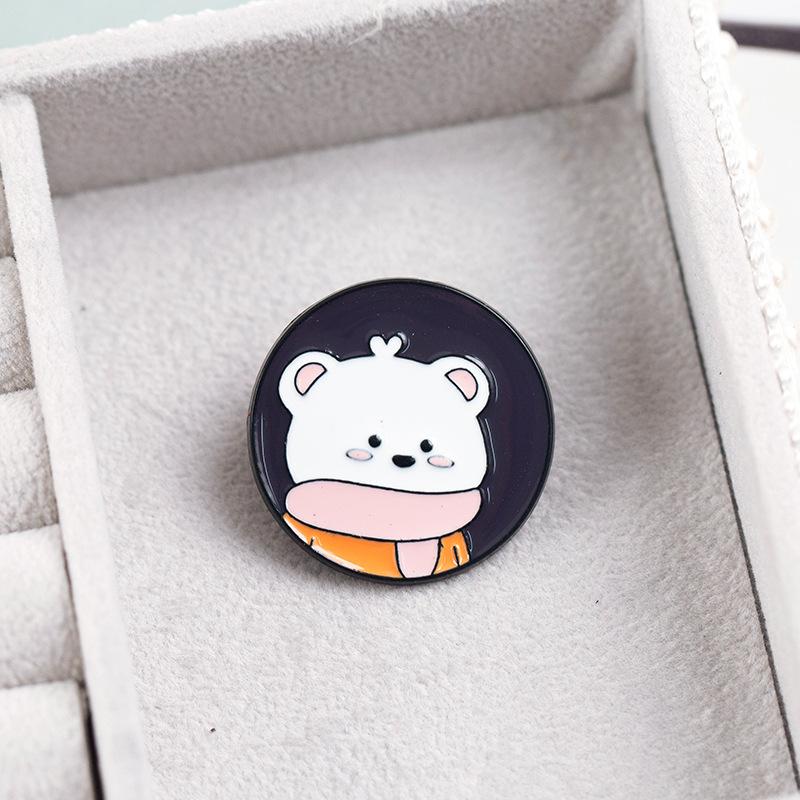 Cute Circle Enamel Pin