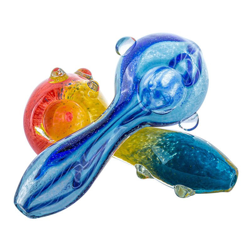 Two Tone Glass Pipe and Three-Toned Dichroic Pipe Set