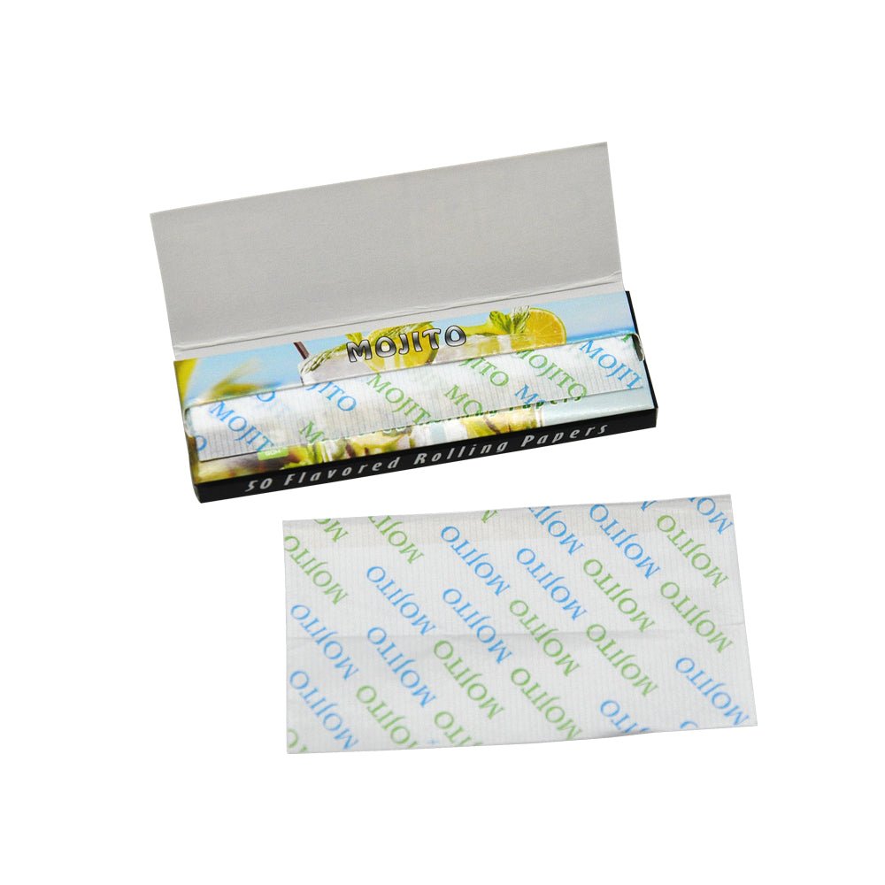 Hornet Mojito Flavored Rolling Paper Box of 50 Booklets/2500 sheets