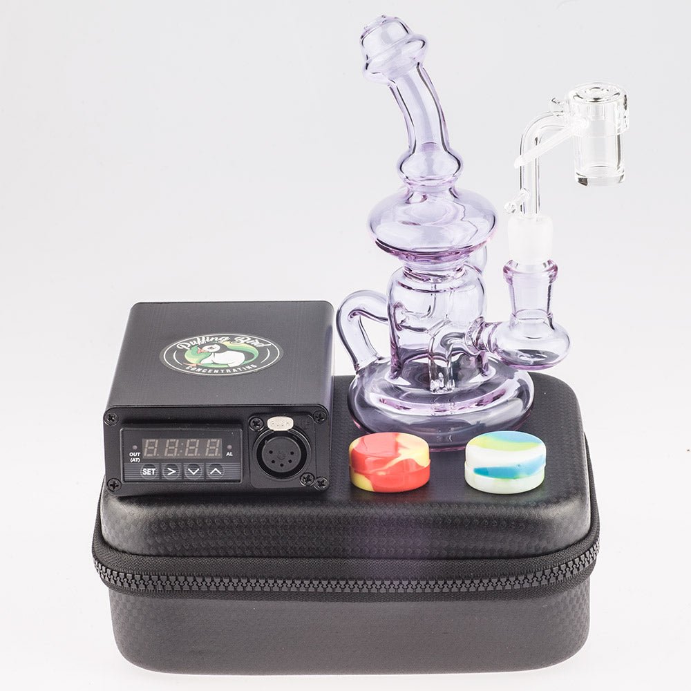 Enail Quartz Kit With Purple Dab Rig Bundle