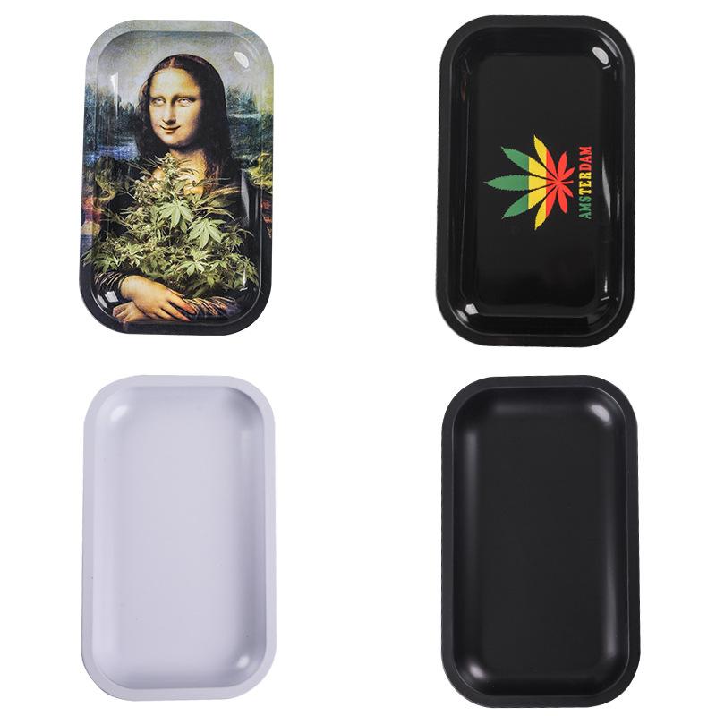 Mona Lisa Tobacco Hand Roll Ash Rolling Tray