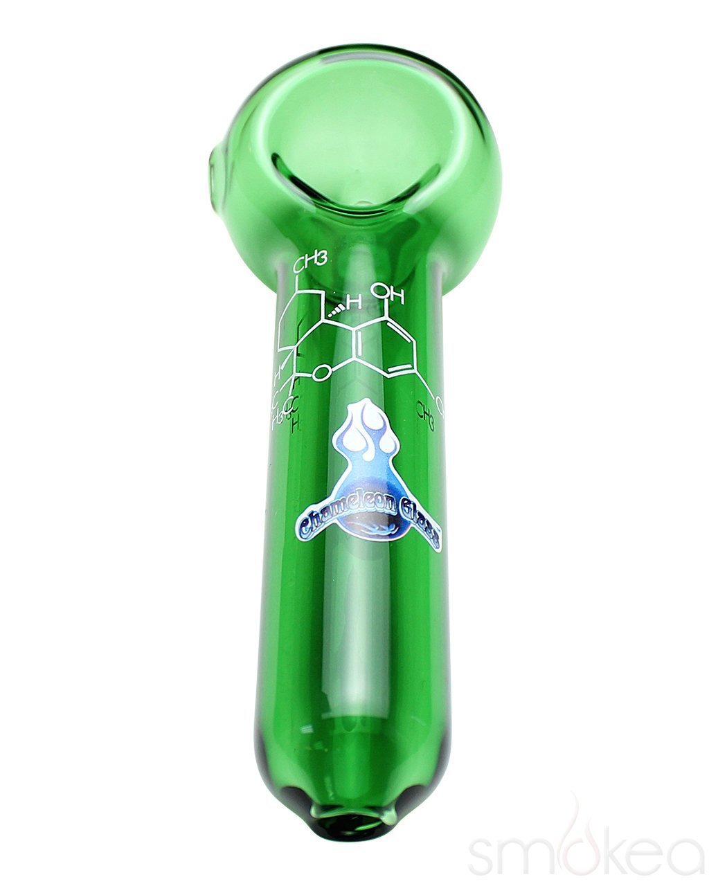 Chameleon Glass Molecule Hand Pipe - PuffingBird