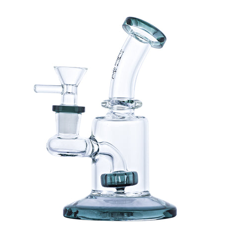 6" Mini Showerhead Perc Glass Dab/Wax Rig For Sale | Free Shipping