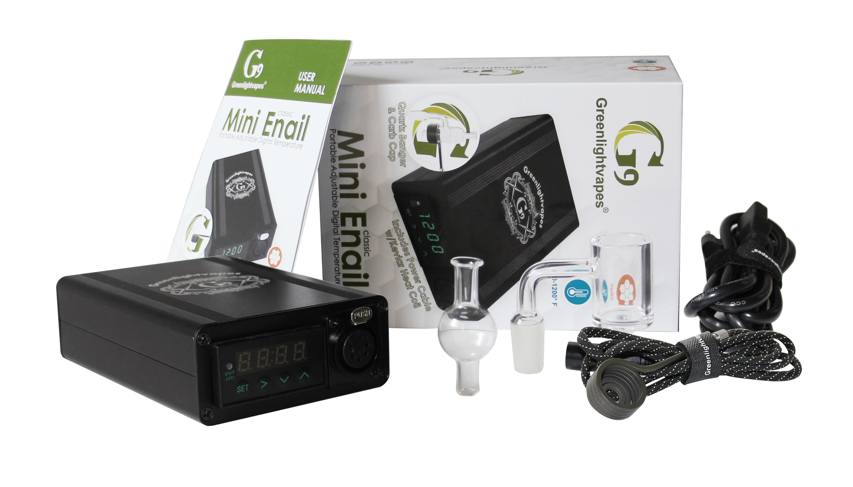 G9 Mini Temp Control Enail w/ Quartz Banger