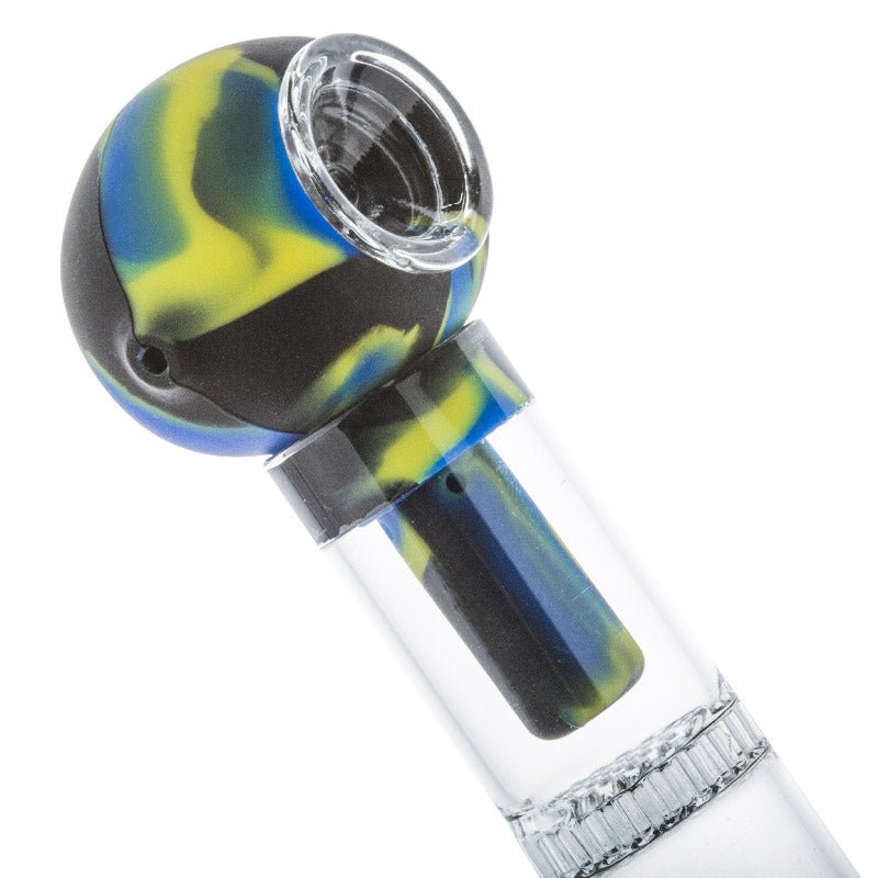 Silicone Honeycomb Perc Pipe (Random Color)