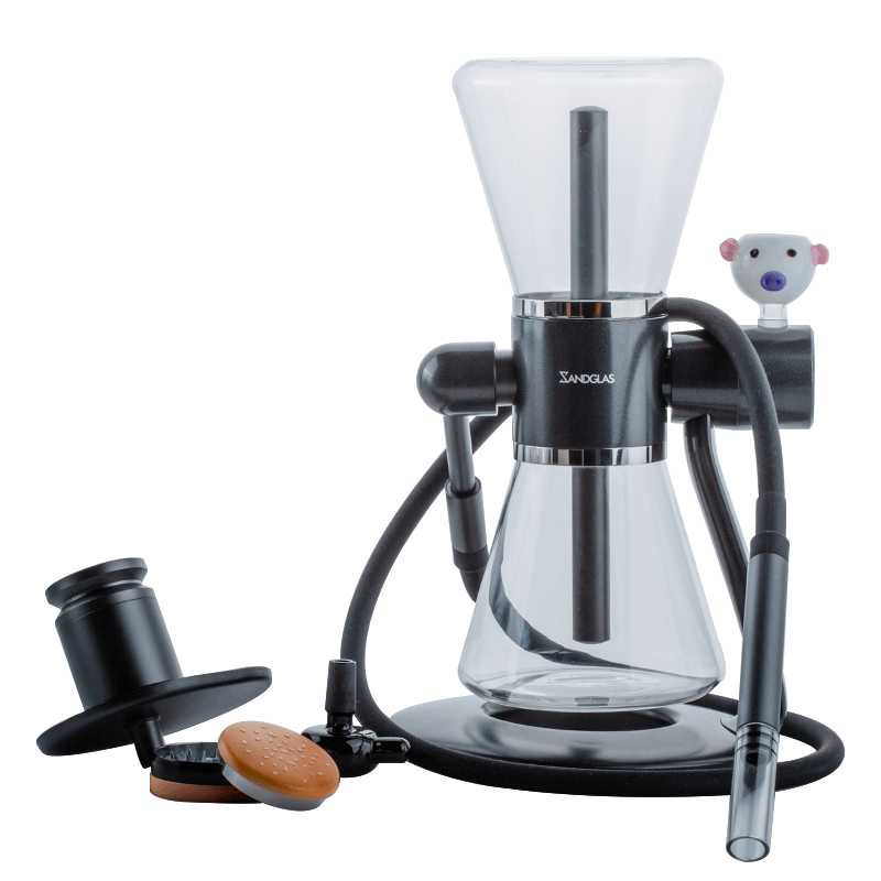 SANDGLAS Gravity Bong w/ Weed Grinder Bong Bowl Set