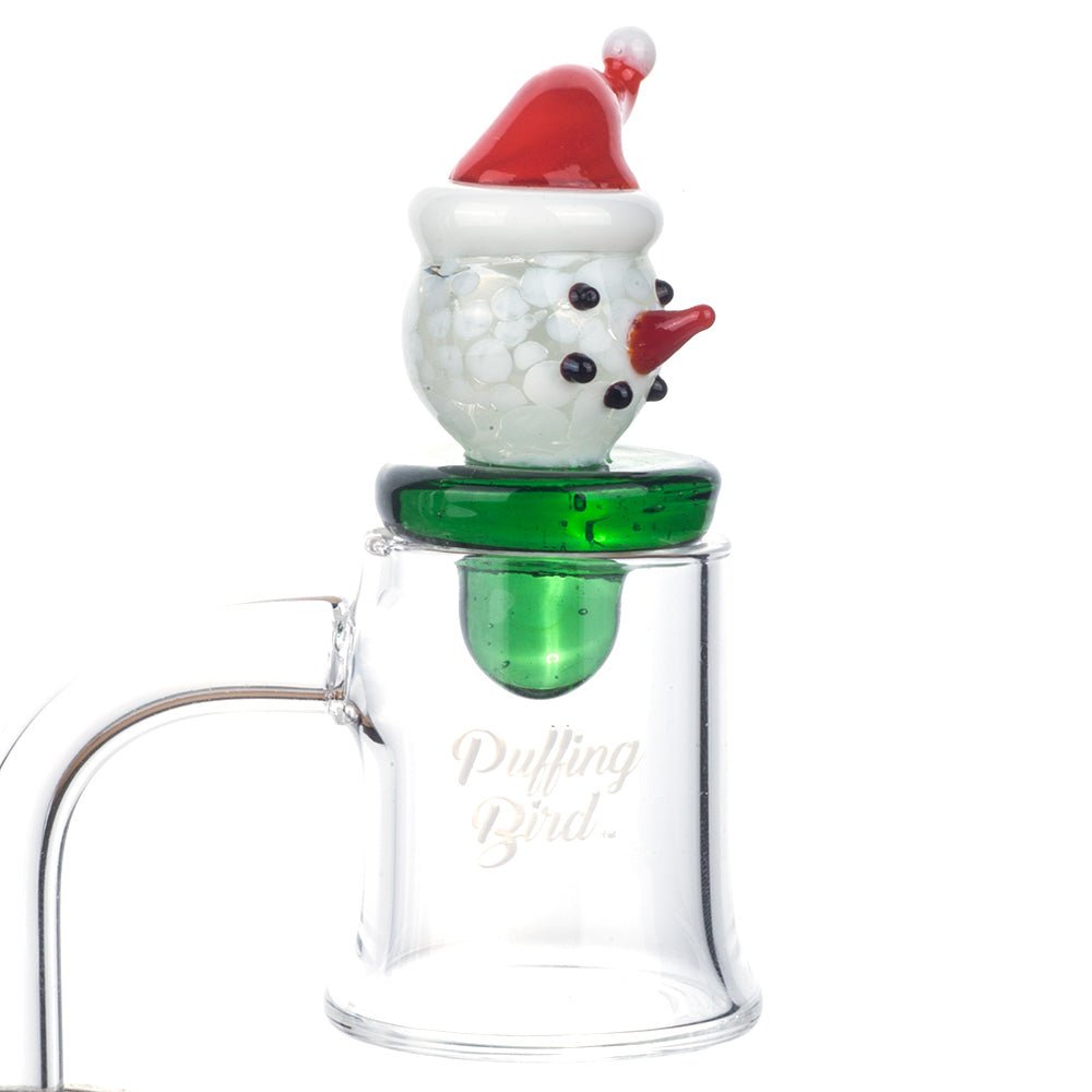 Snowman Christmas Themed Carb Cap