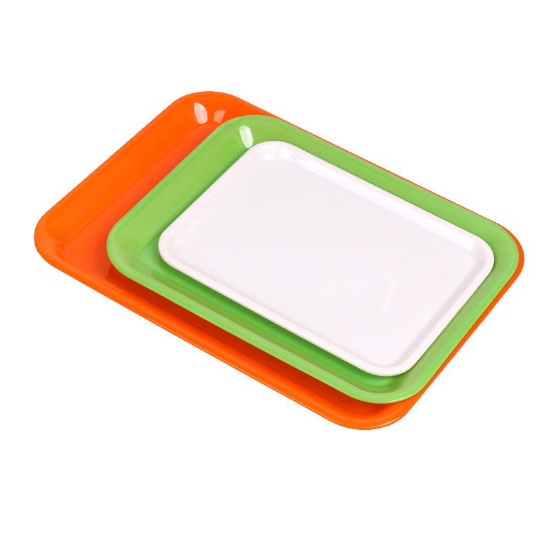 Melamine Simple Yellow Rolling Tray