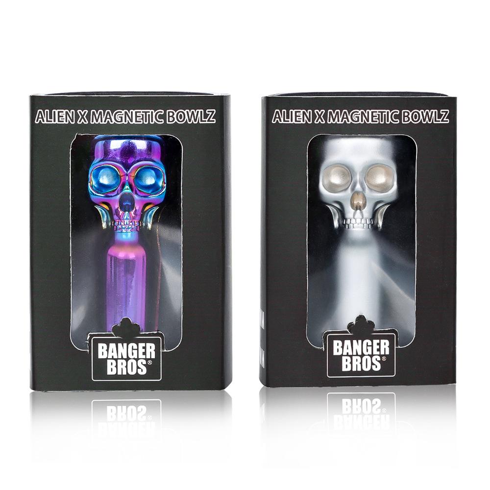 Banger Bros Alien X 19mm Male Metal Skull Bong Bowl