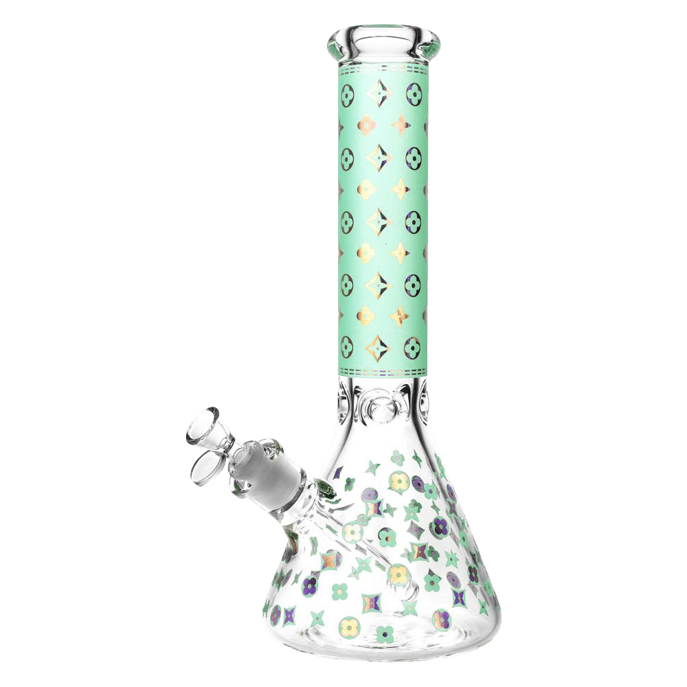Designer Floral Diamond Print Bong