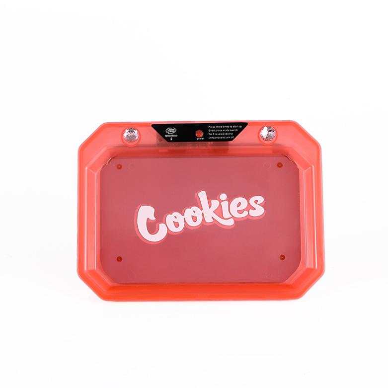 LED Luminous Plastic Cigarette Rolling Tray