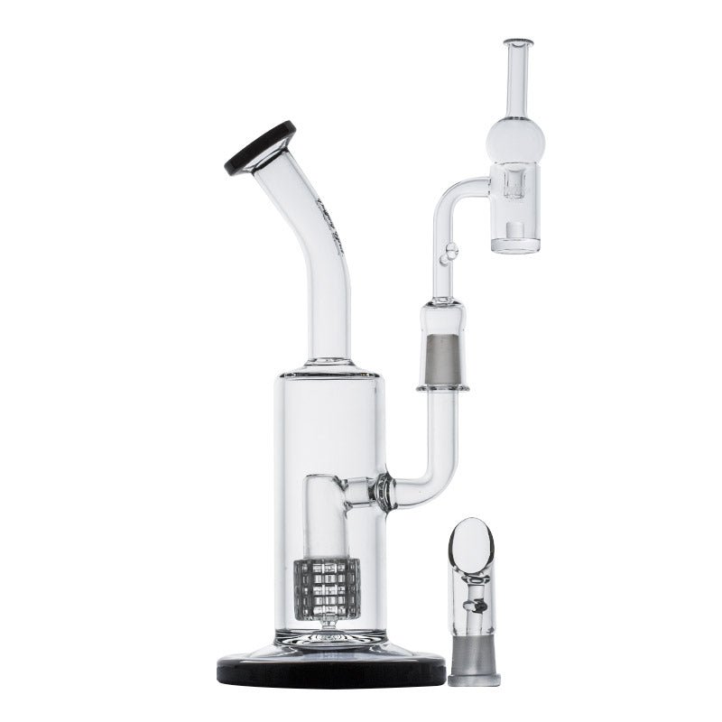 Mini Matrix Perc Dab Rig Set w/Quartz Banger and Carb Cap