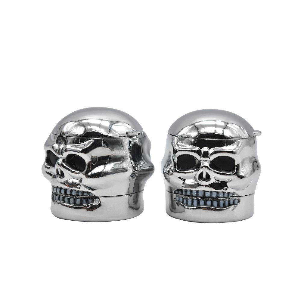 Skull Metal Weed Grinder 3 Layer
