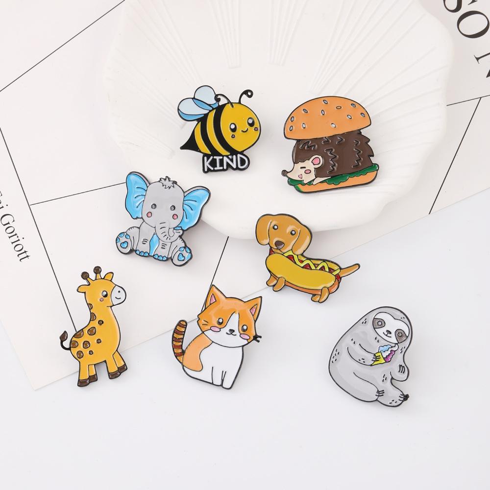 Cartoon Animal Enamel Pin