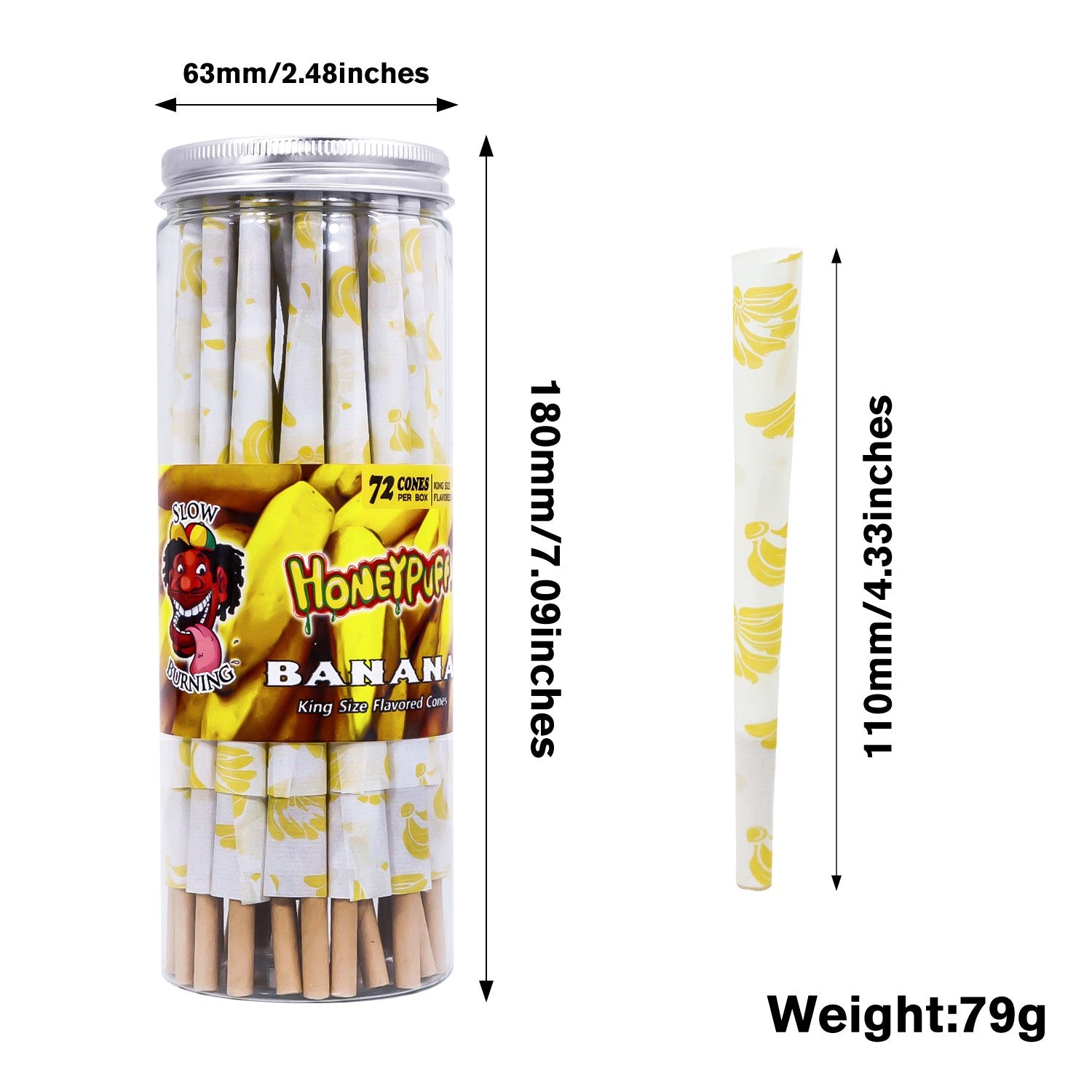 Banana Flavored Pre-Rolled Cones
