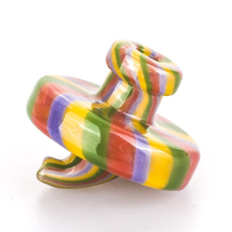 Colorful Disc Glass Carb Cap