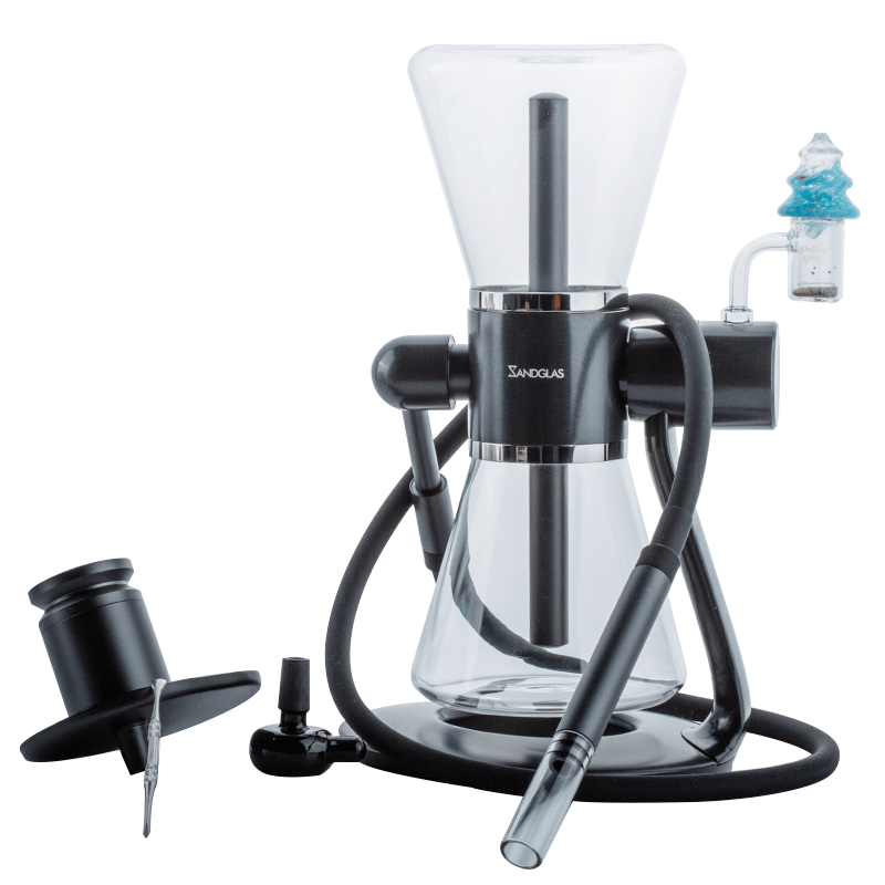 SANDGLAS Gravity Bong w/ Quartz Banger Carb Cap Set