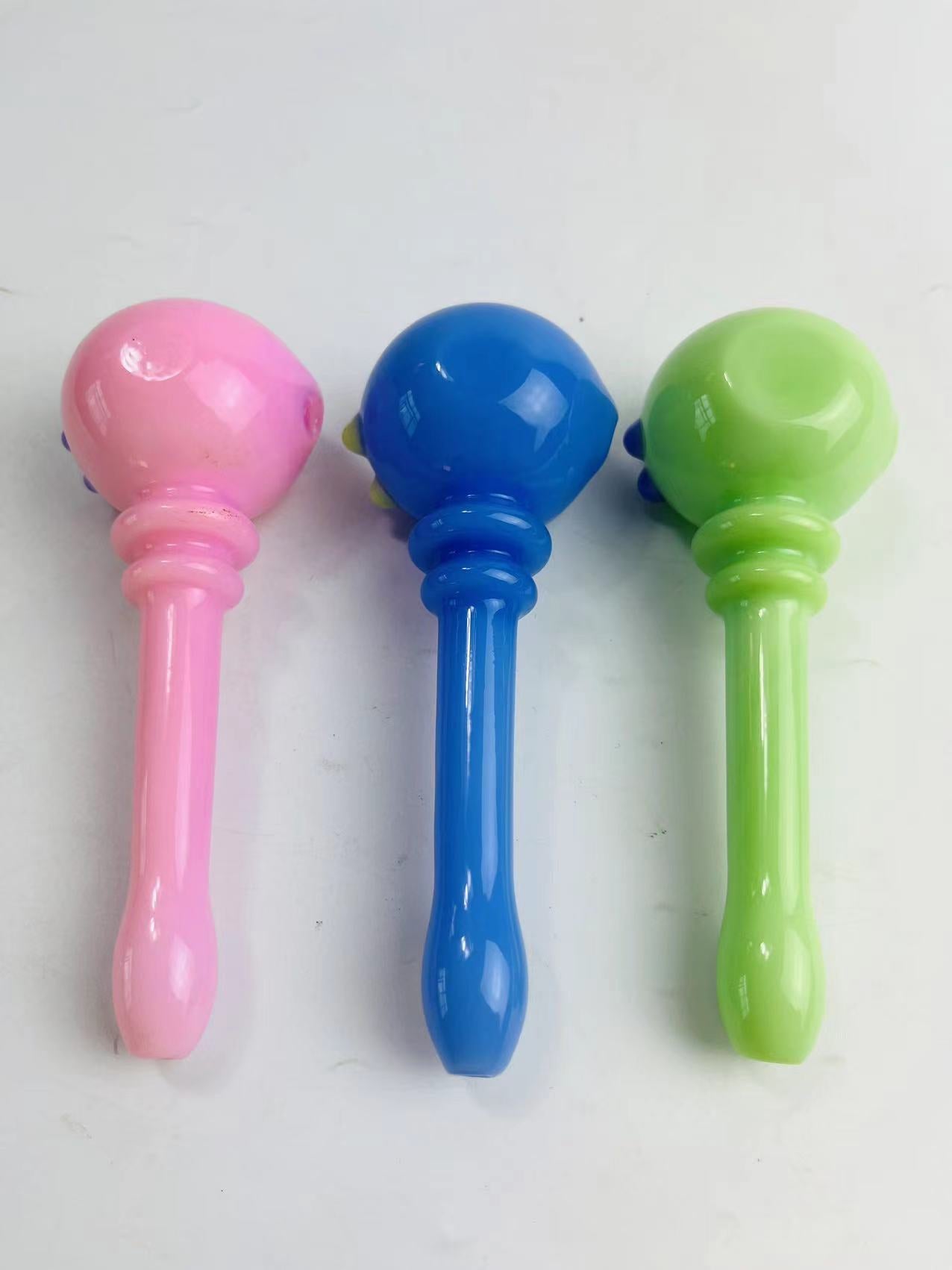 Maria Ring Colored Glass Weed Pipe