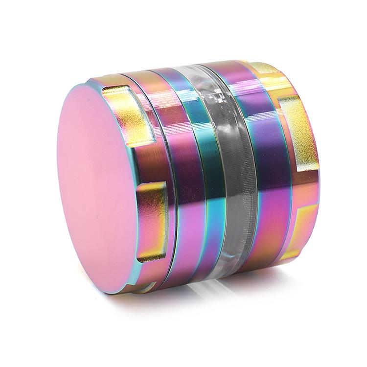 Rainbow Zinc Alloy Herb Grinder