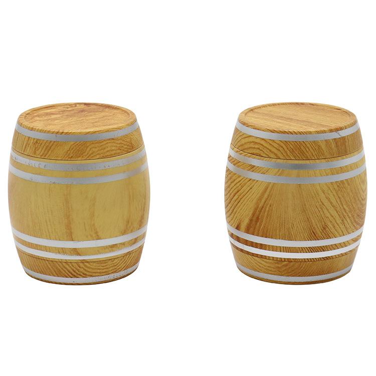 Drum Wood Metal Weed Grinder