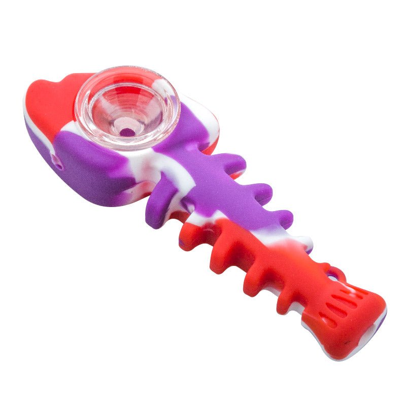 Silicone Fish Bone Pipe (Random Color)