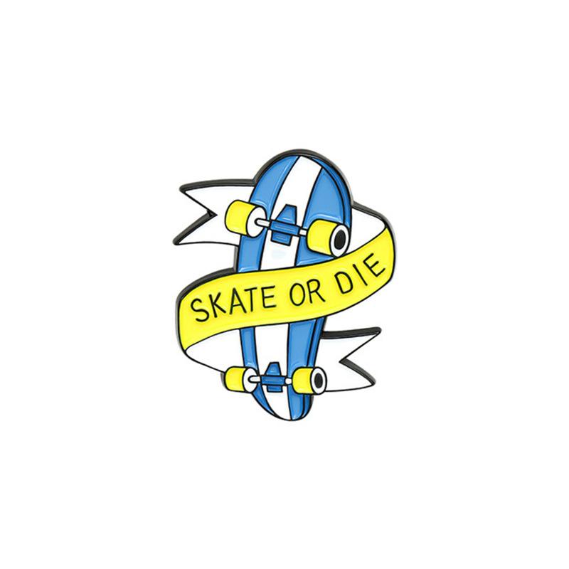 Cool Skateboard Enamel Pin