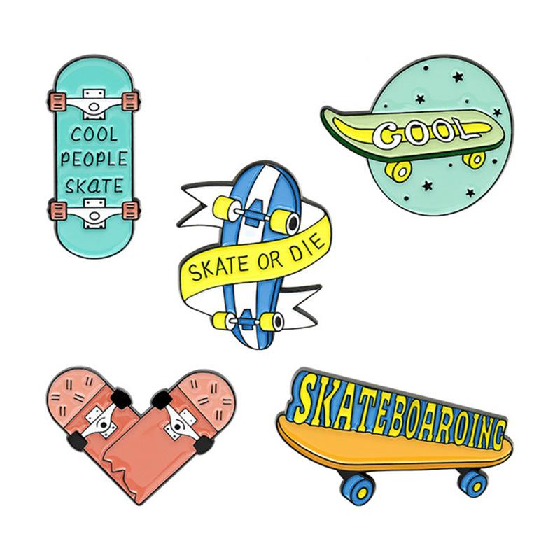 Cool Skateboard Enamel Pin